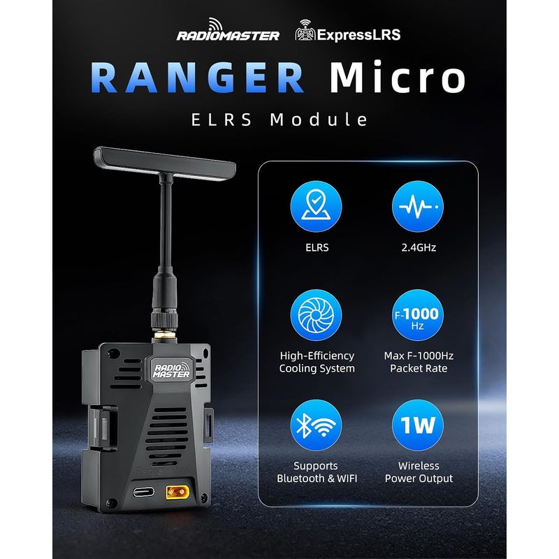 Radiomaster Ranger 2.4Ghz Elrs Module - RadioMaster Ranger Micro 2.4GHz ELRS 모듈,
