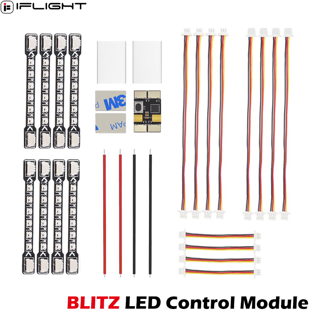 Foxeer Reaper F4 128K 65A Esc - IFlight BLITZ LED 컨트롤 모듈 +