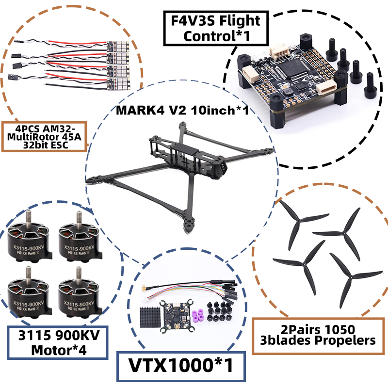 MARK4 V2 10인치 F4V3S/F4V3S PLUS - Radiomaster Ranger 2.4Ghz Elrs Module 리뷰 및 가격