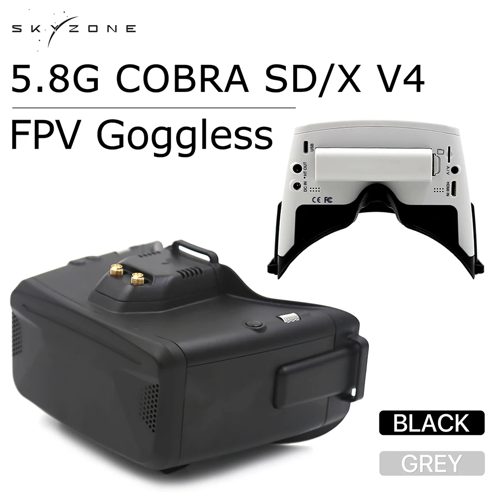 스카이존 5.8G 코브라 SD/X V4 FPV 고글 L - Skyzone Cobra X V2 Fpv Goggles 리뷰 및 가격